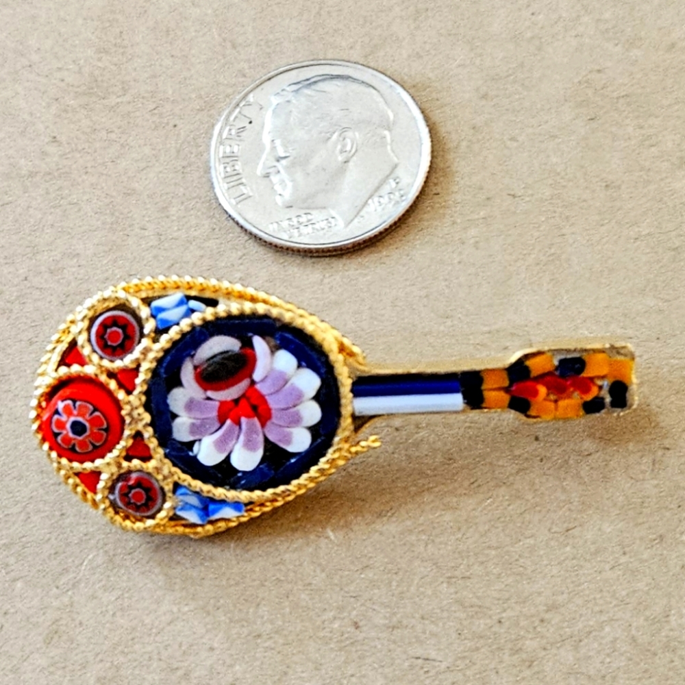 Mini Goldtone mosaic guitar